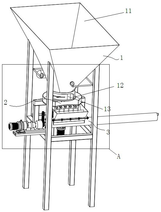 Anti-blocking feeding device