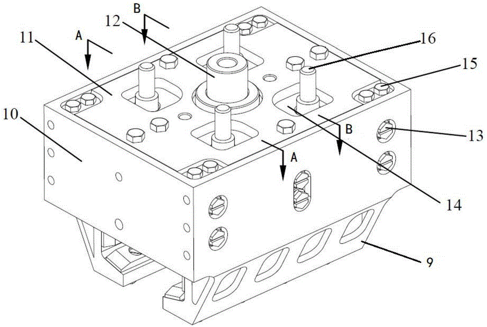 Damping slide block device for high-speed rocket sled test