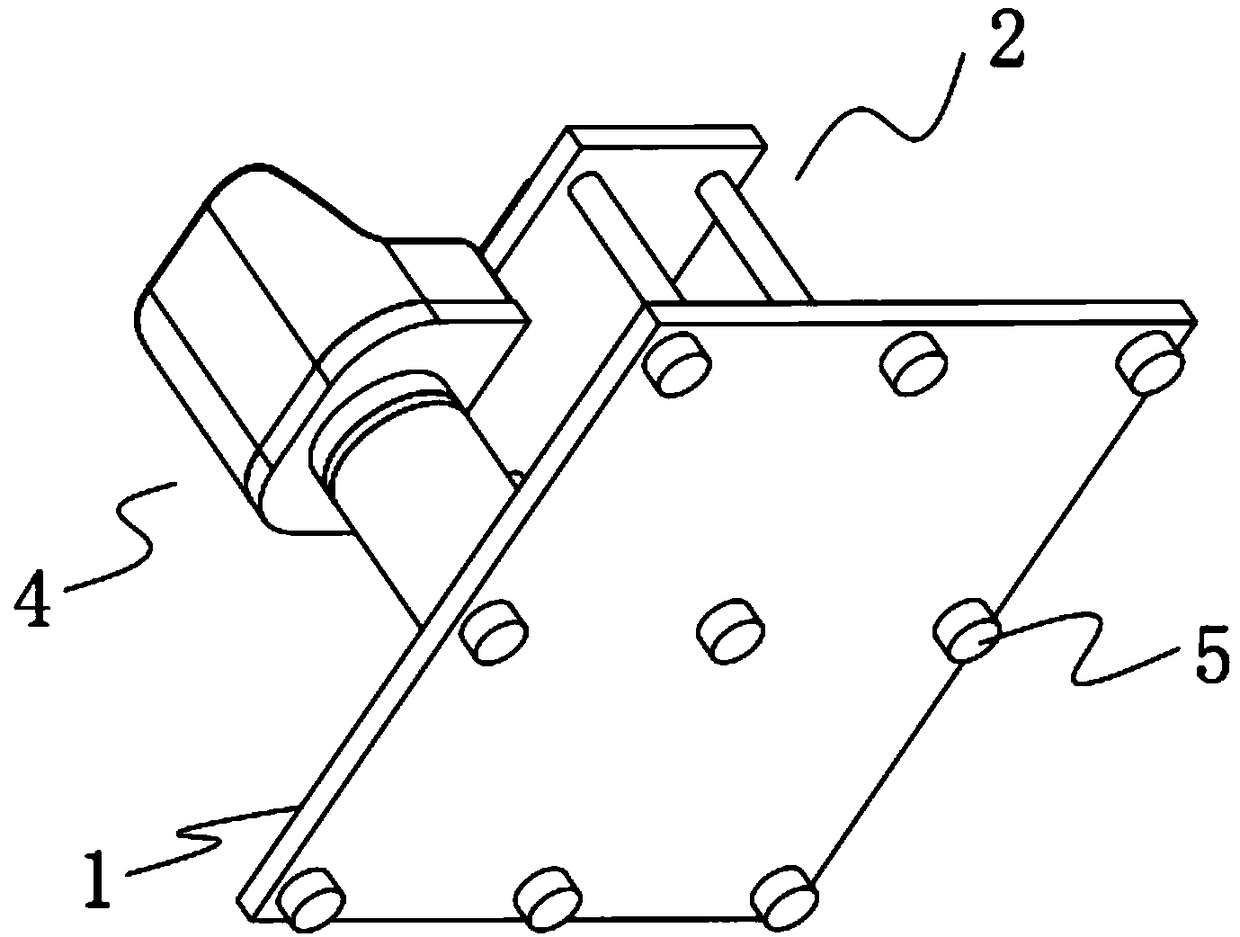 Device for proofreading position of heart when measuring blood pressure