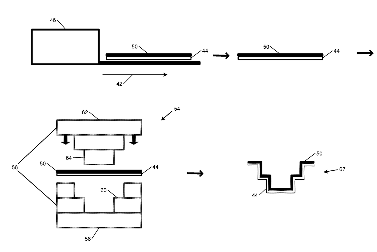 Method for improvement of weatherability of open air processed composites