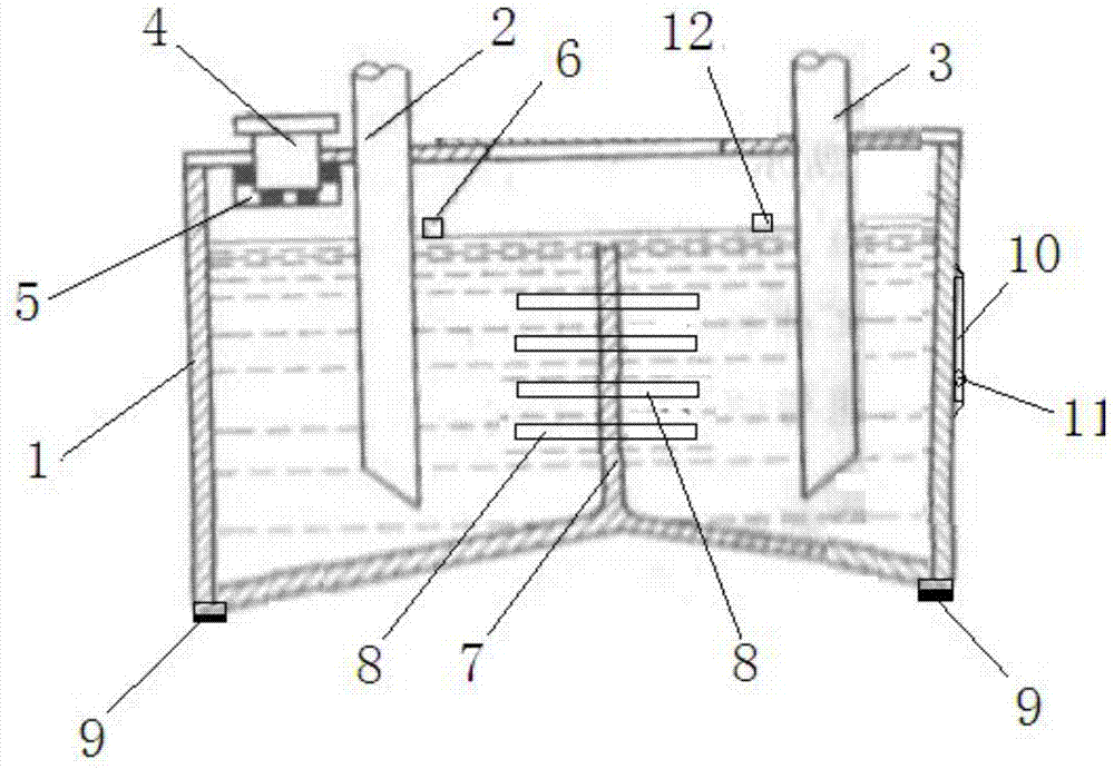 Oil tank for hydraulic mechanism