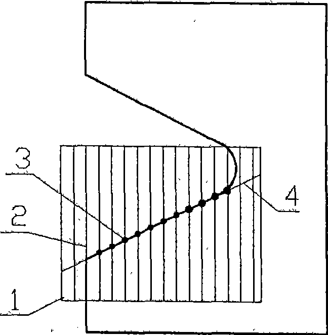 On-line vision detecting system for automatic impact specimen processing device and image processing method thereof