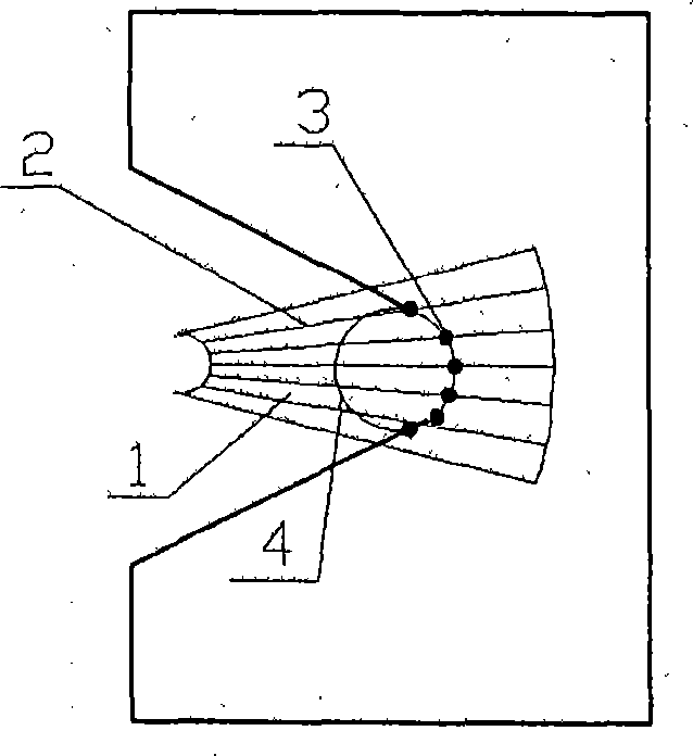 On-line vision detecting system for automatic impact specimen processing device and image processing method thereof