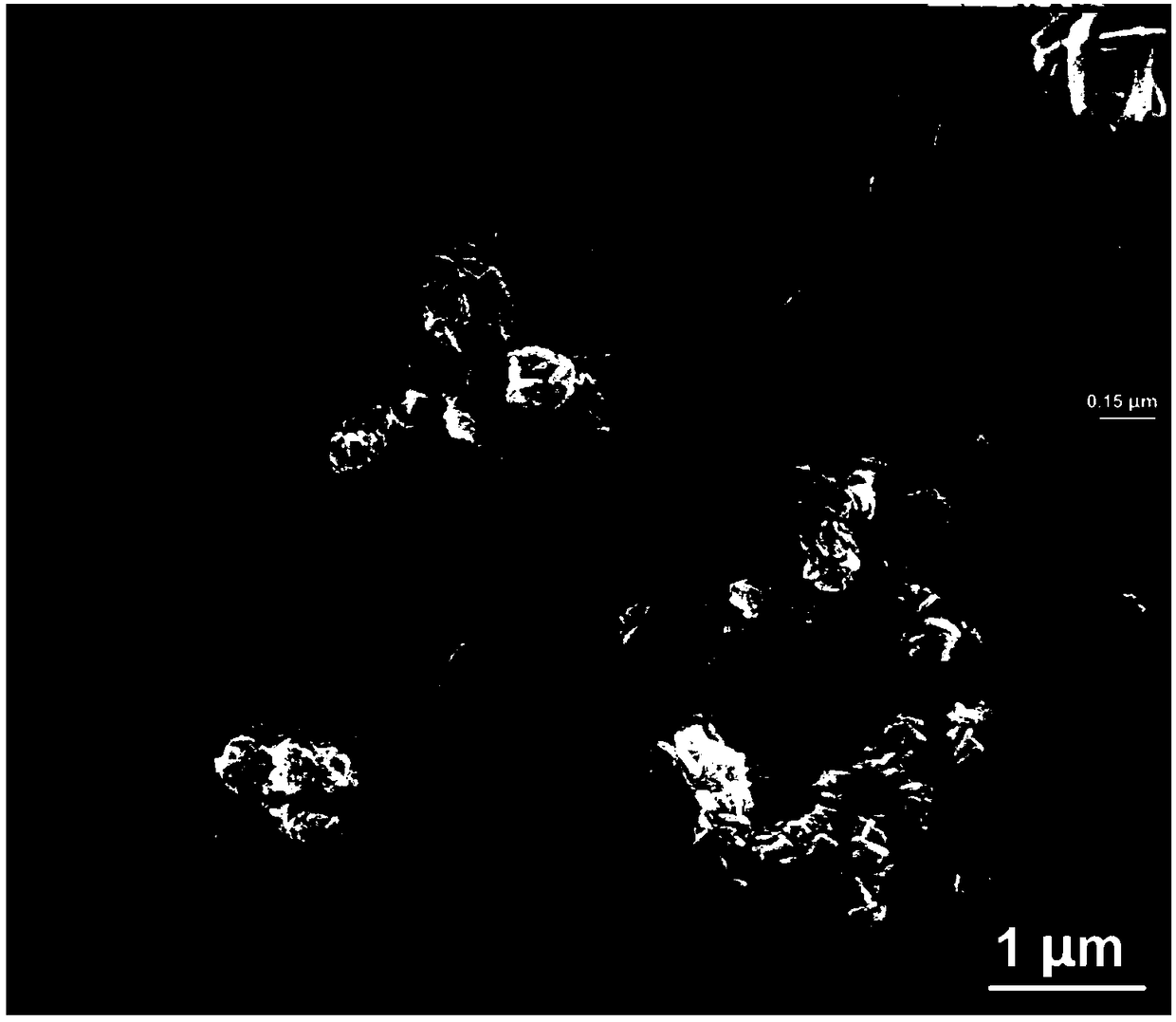 A cobalt-nickel bimetallic sulfide organophosphorus pesticide biosensor and its preparation method