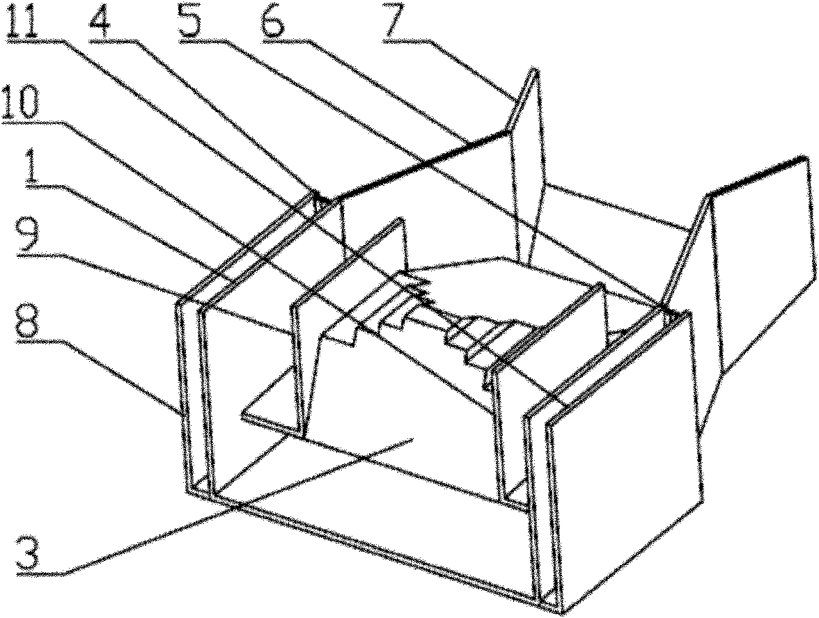 Pulverized coal decoupling combustor with low nitrogen oxide discharge and pulverized coal decoupling combustion method with low nitrogen oxide discharge