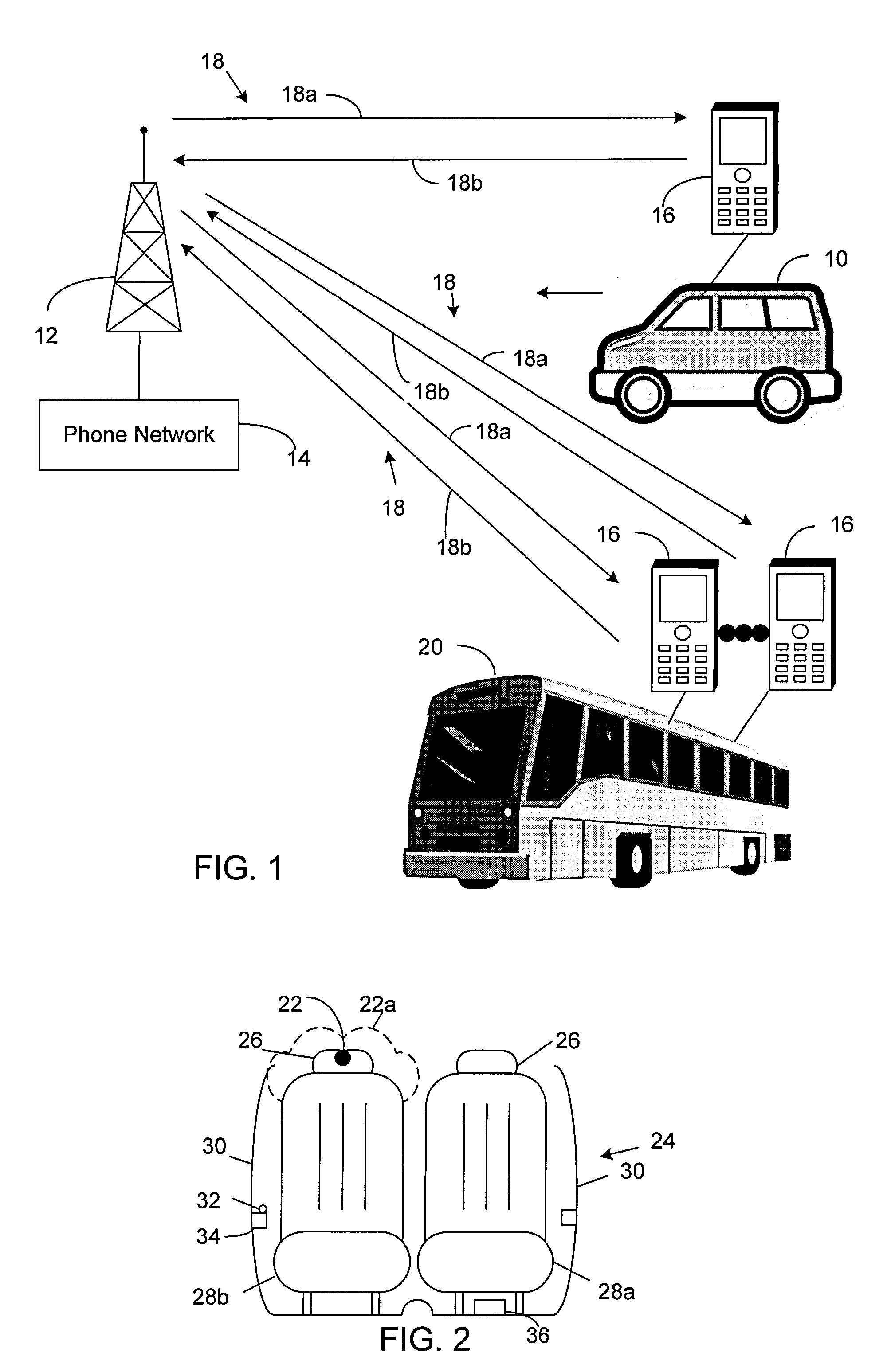 Method for safe operation of mobile phone in a car environment