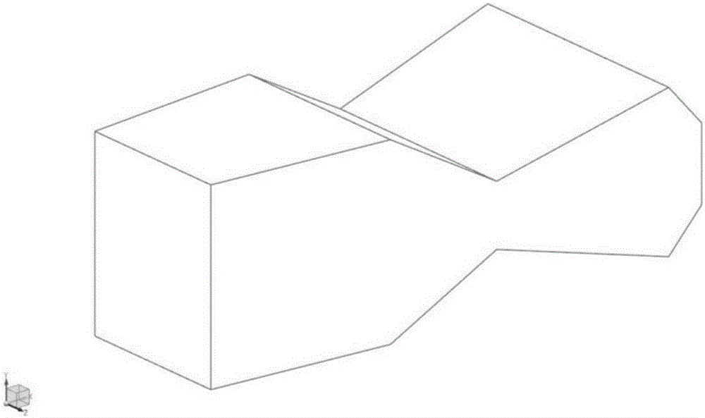 Throat deviated pneumatic vectoring nozzle with lateral expansion