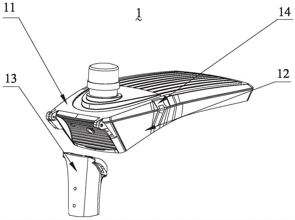 Novel LED street lamp