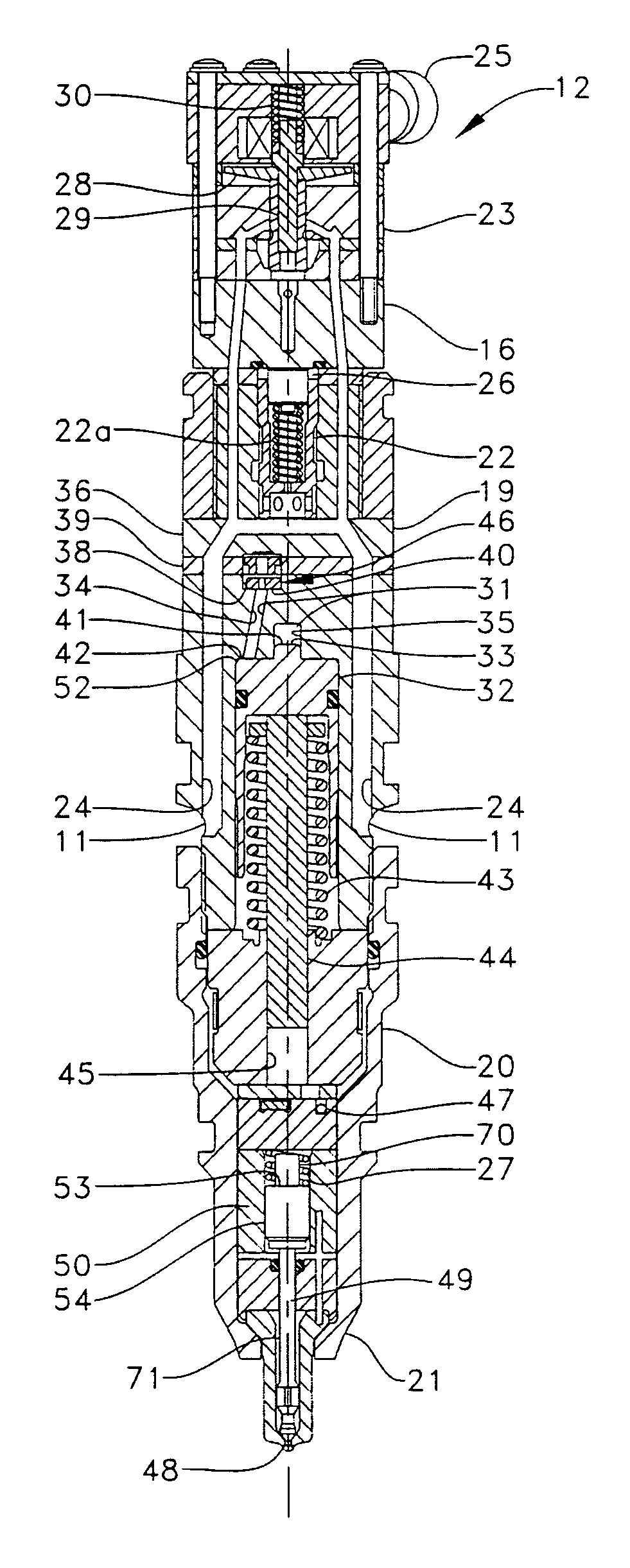 Variable flow rate valve and method of reducing wear on same