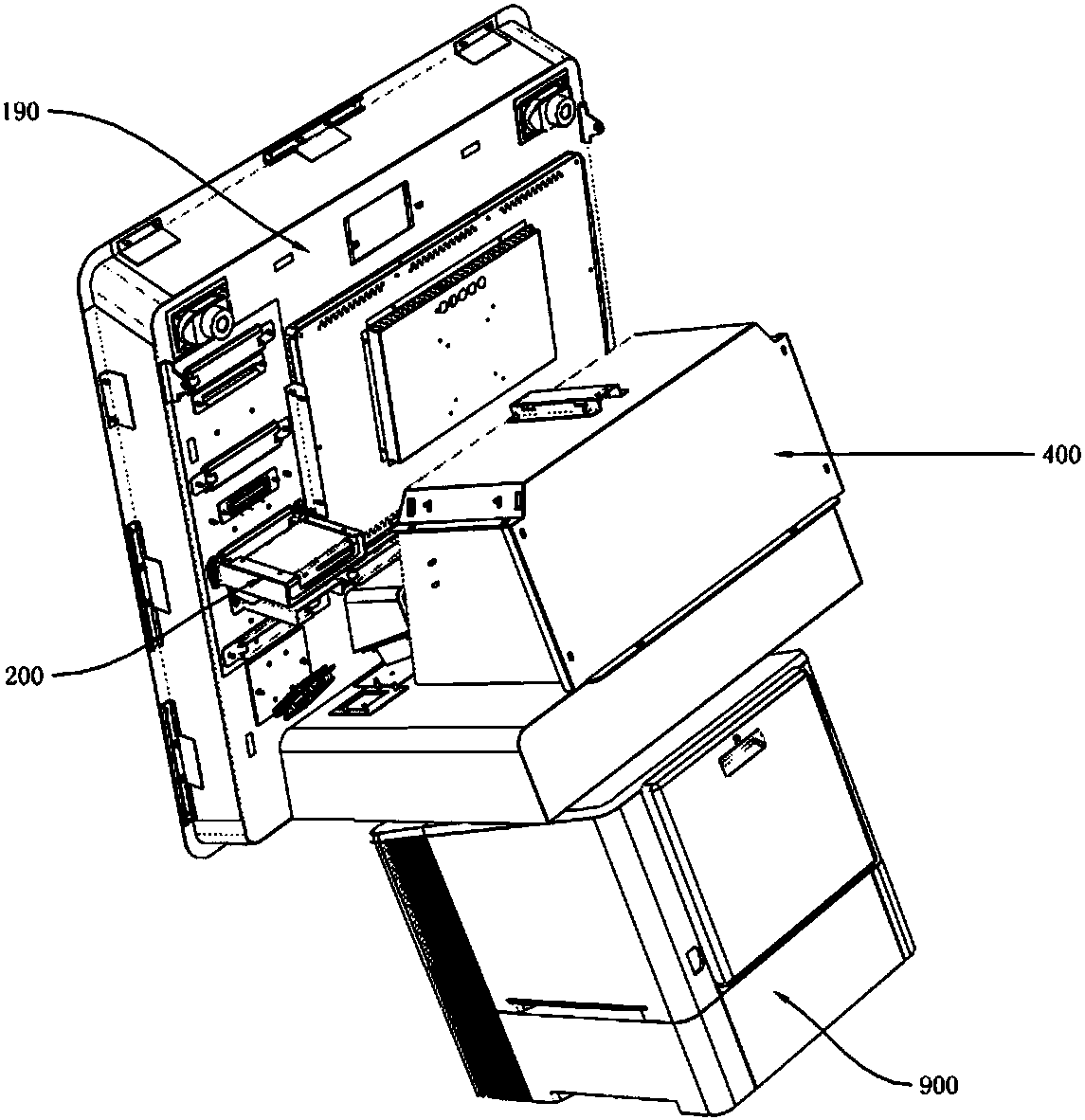 Self-service government affair machine