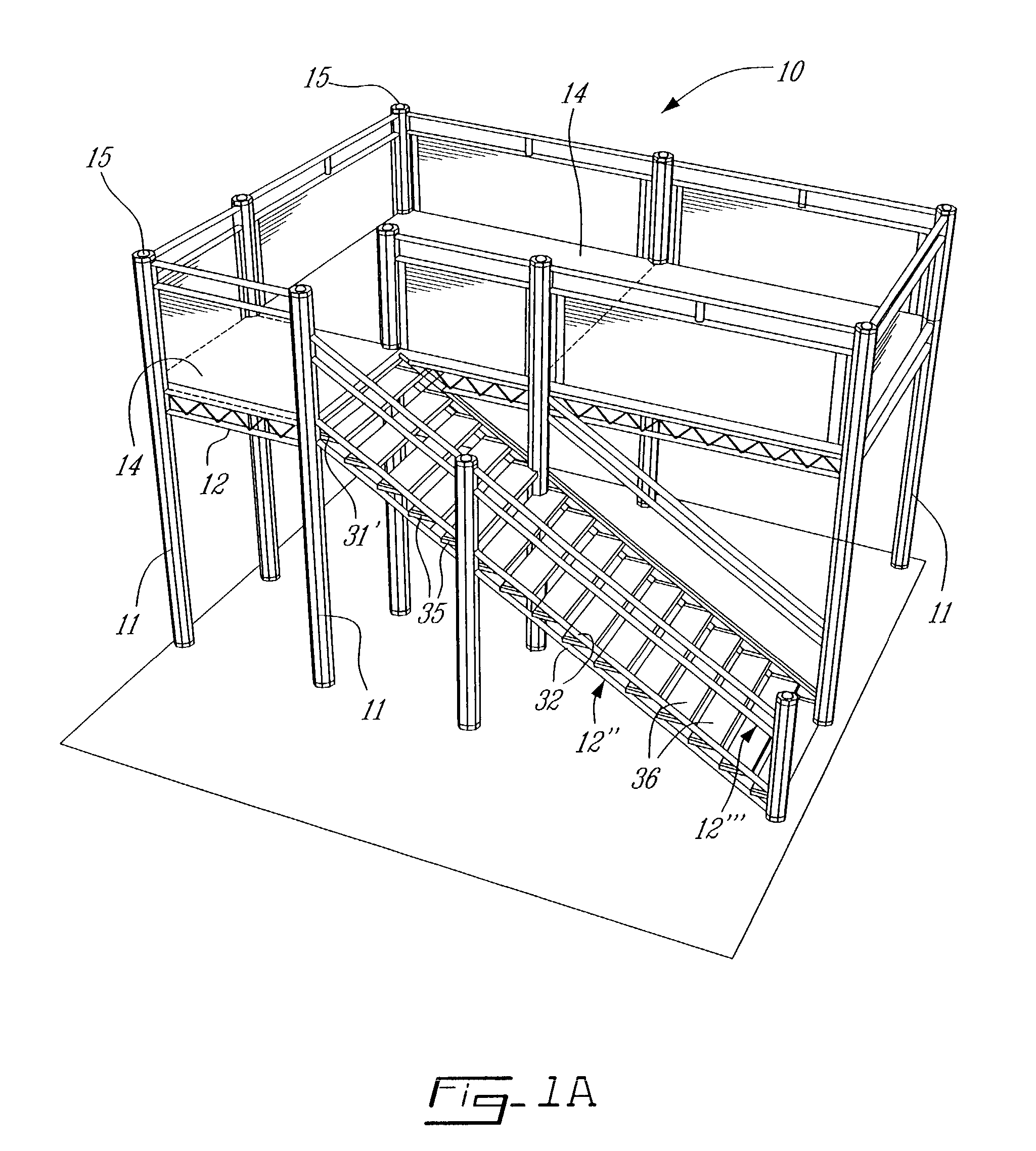 Modular transportable floor decking system