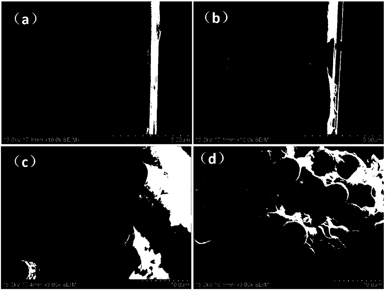 Preparation method of silane coupling agent assisted electrophoresis deposition initiated graphene oxide modified carbon fibers