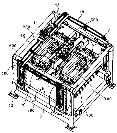 Brick antique finishing device