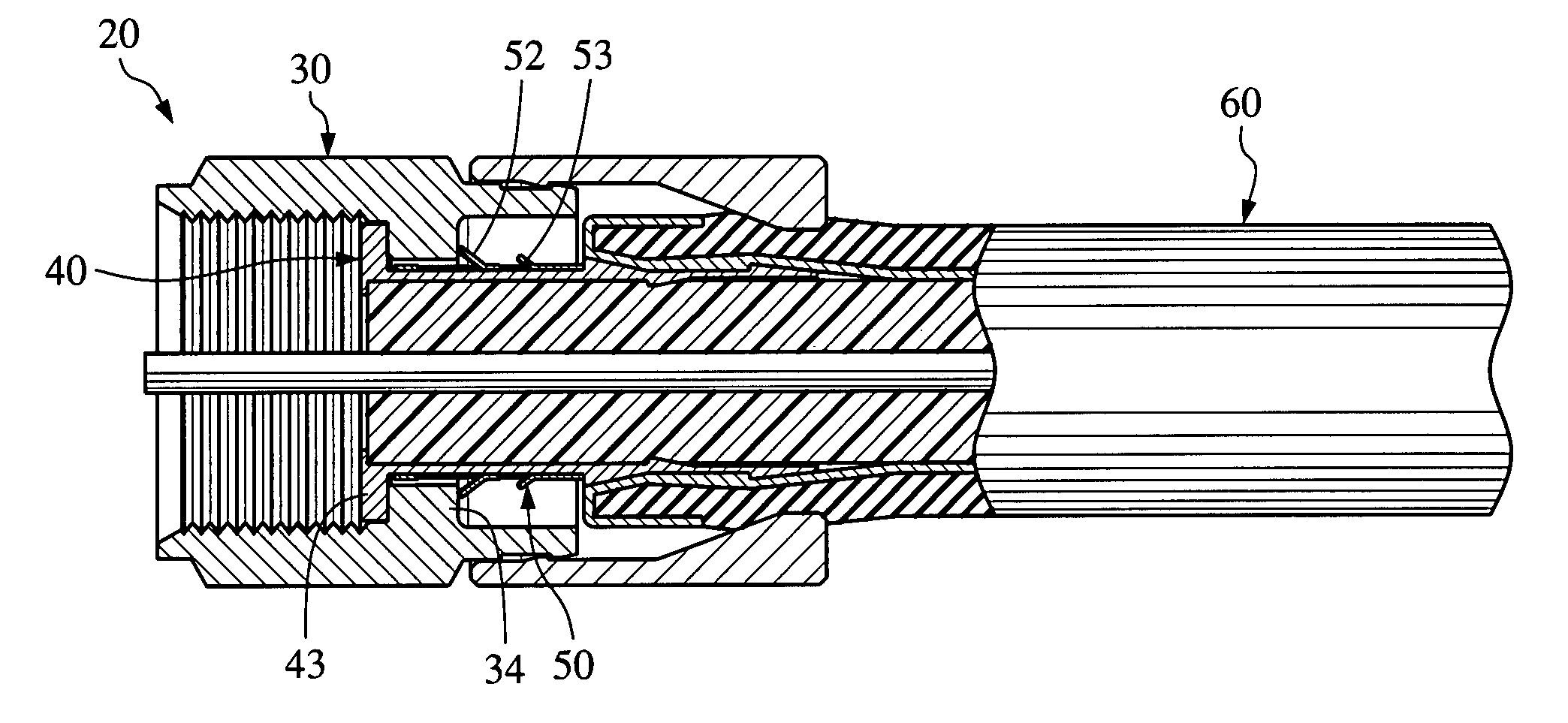 Electrical connector ensuring effective grounding contact