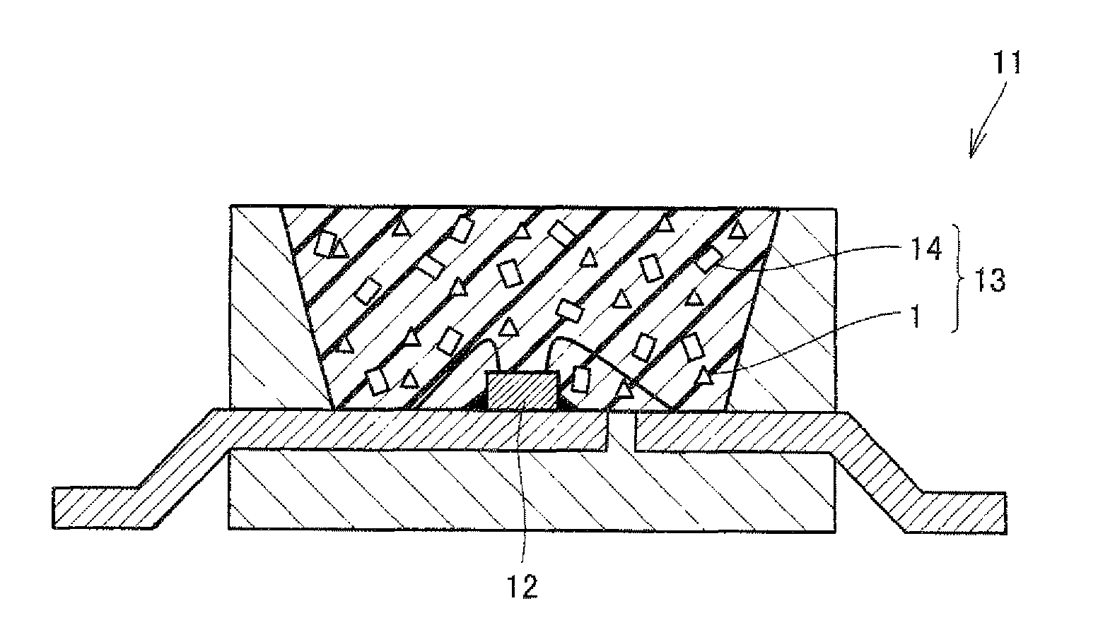 Phosphor particle group and light emitting apparatus using the same