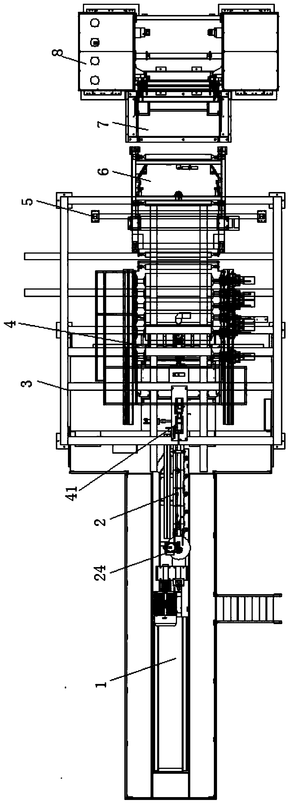 Lithium battery single-layer diaphragm production line