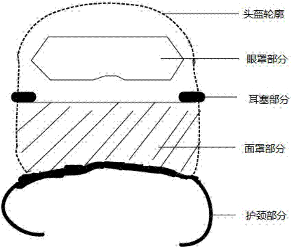 Intelligent helmet used for assisting sleep