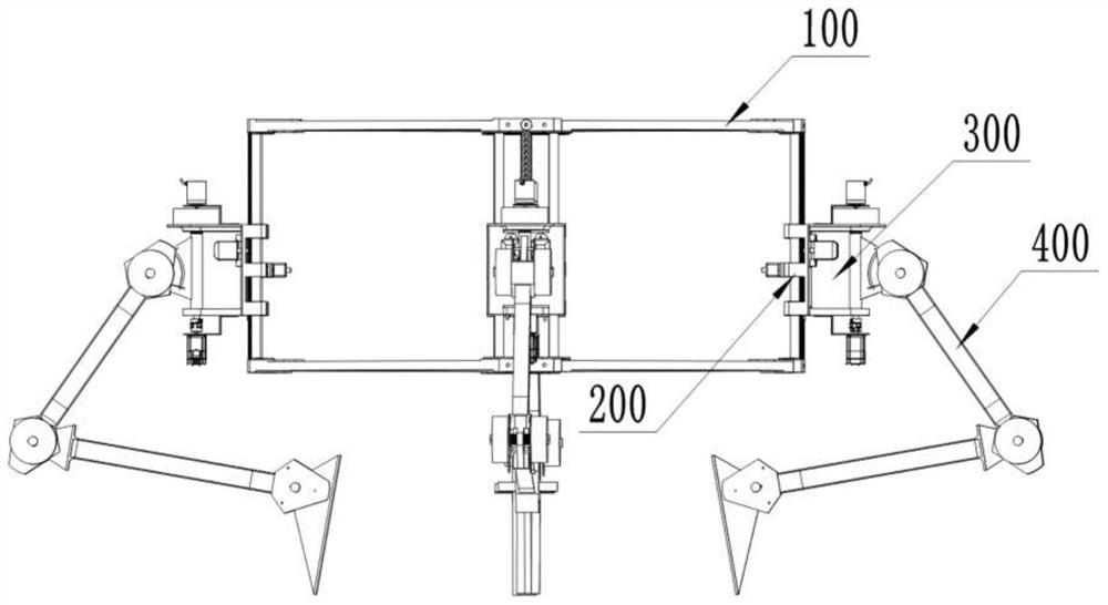 Small reusable landing buffer mechanism for star catalogue multi-point detection and operation method thereof