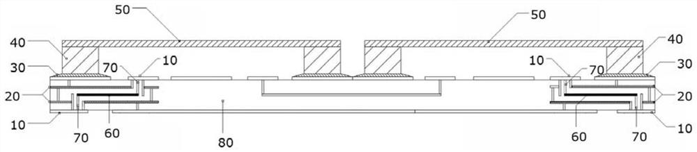 Radio frequency SiP ceramic packaging shell and manufacturing method thereof