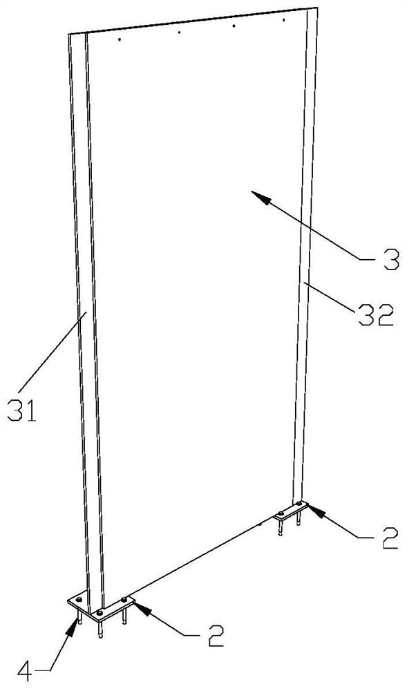 Assembly type flexible sound absorption and insulation screen