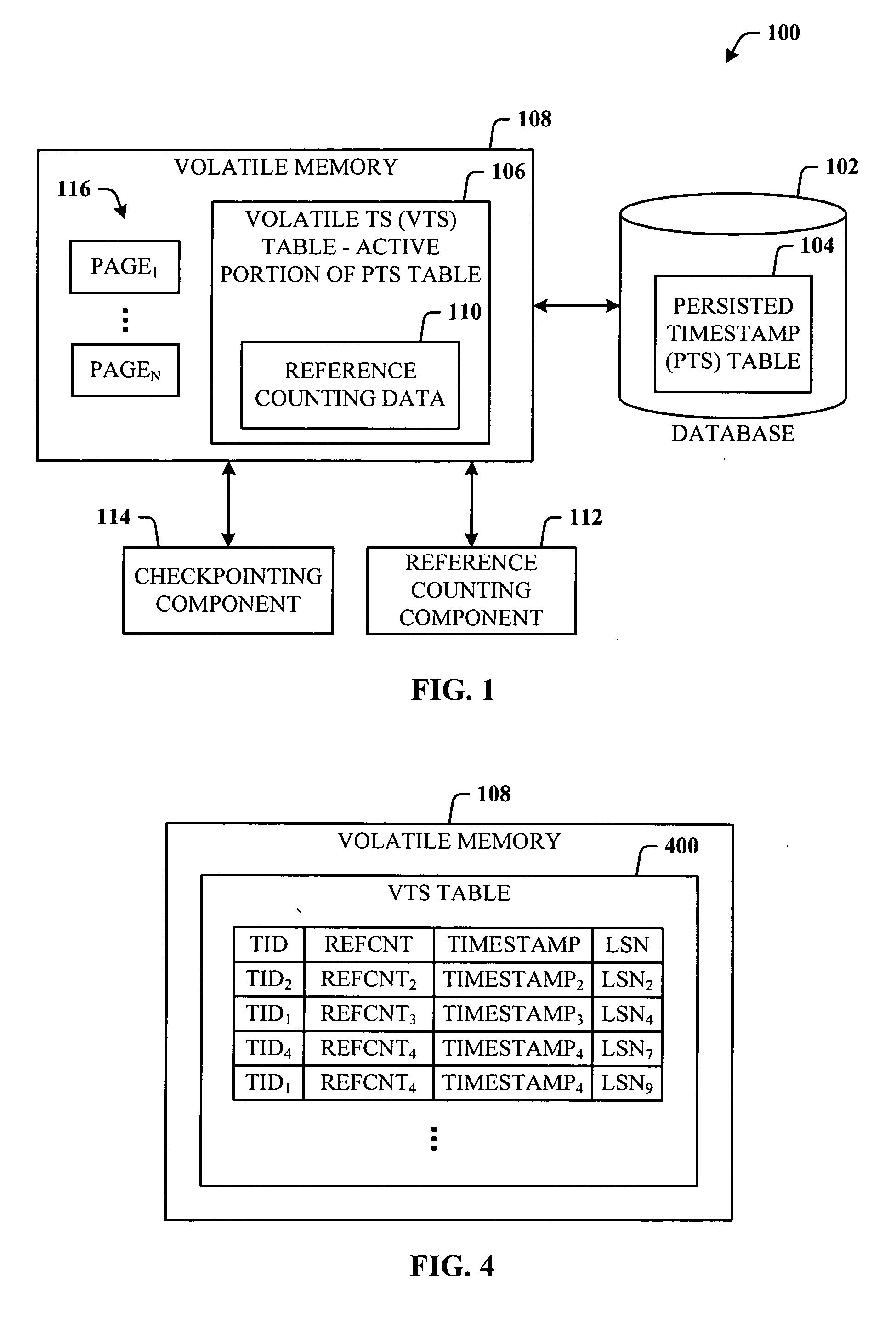 Lazy timestamping in transaction time database