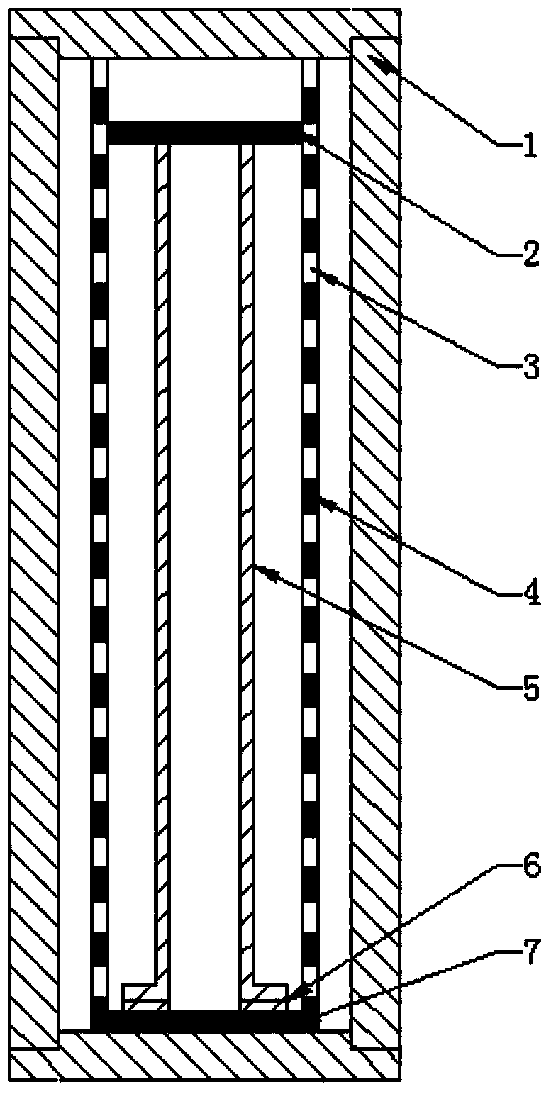 Microwave sintering preparation method of high purity silicon nitride ceramic lift tube for low-pressure casting