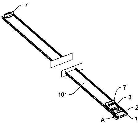 Bumper impact test device based on automobile safety