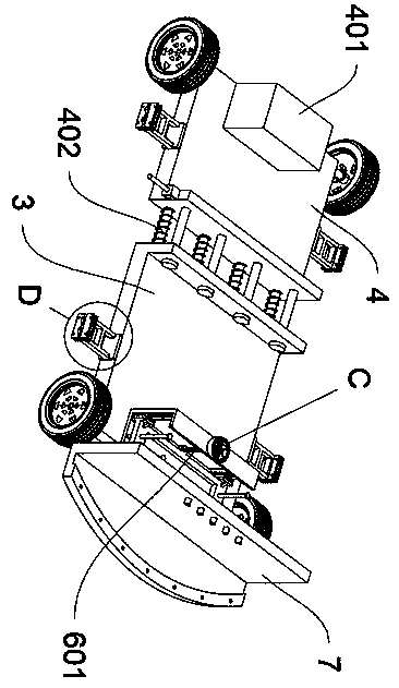 Bumper impact test device based on automobile safety