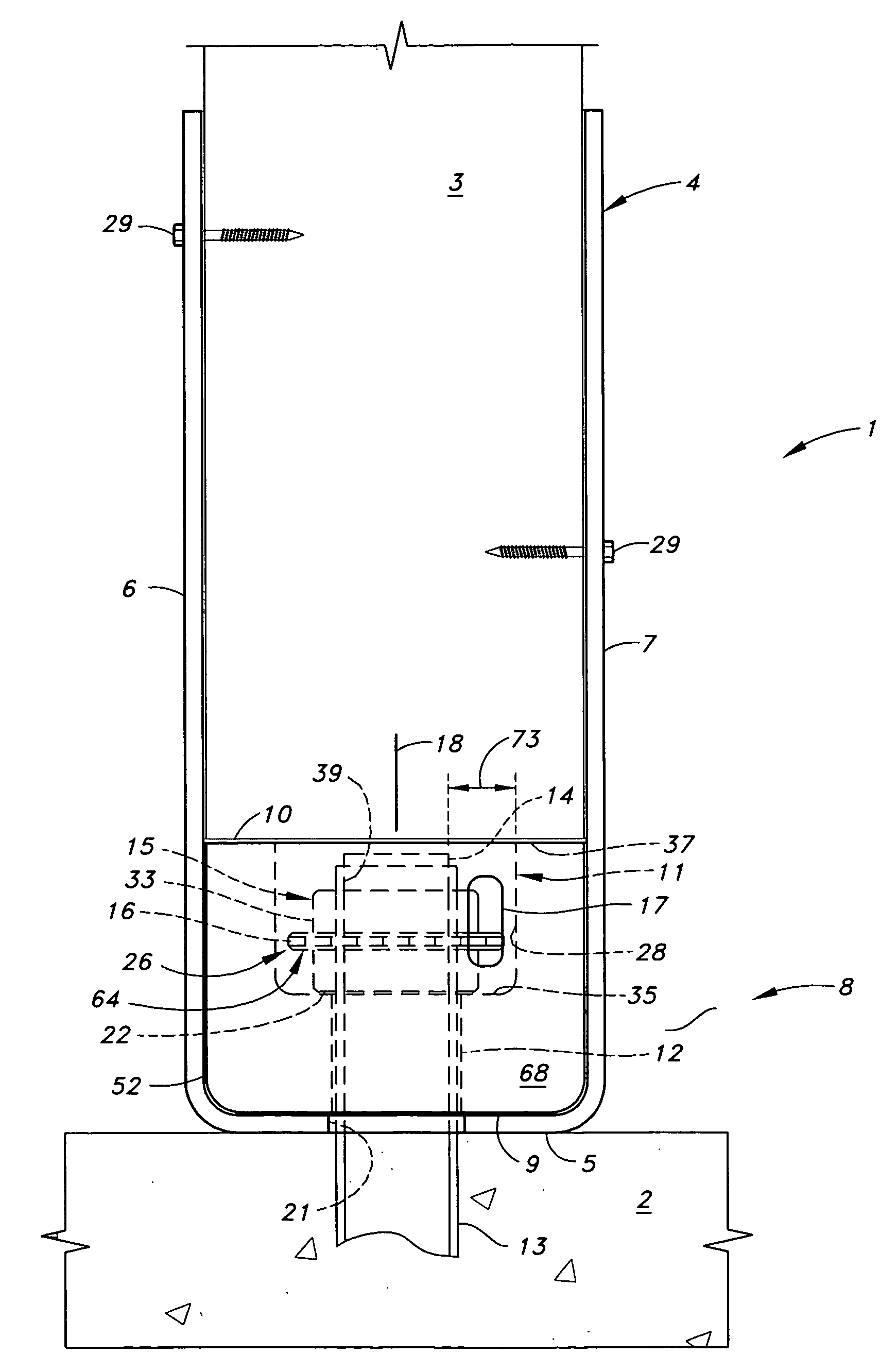 Limited access building connection