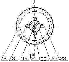 Coaxial and co-cylindrical multistage positive and negative rotation transmission method and transmission utilizing same