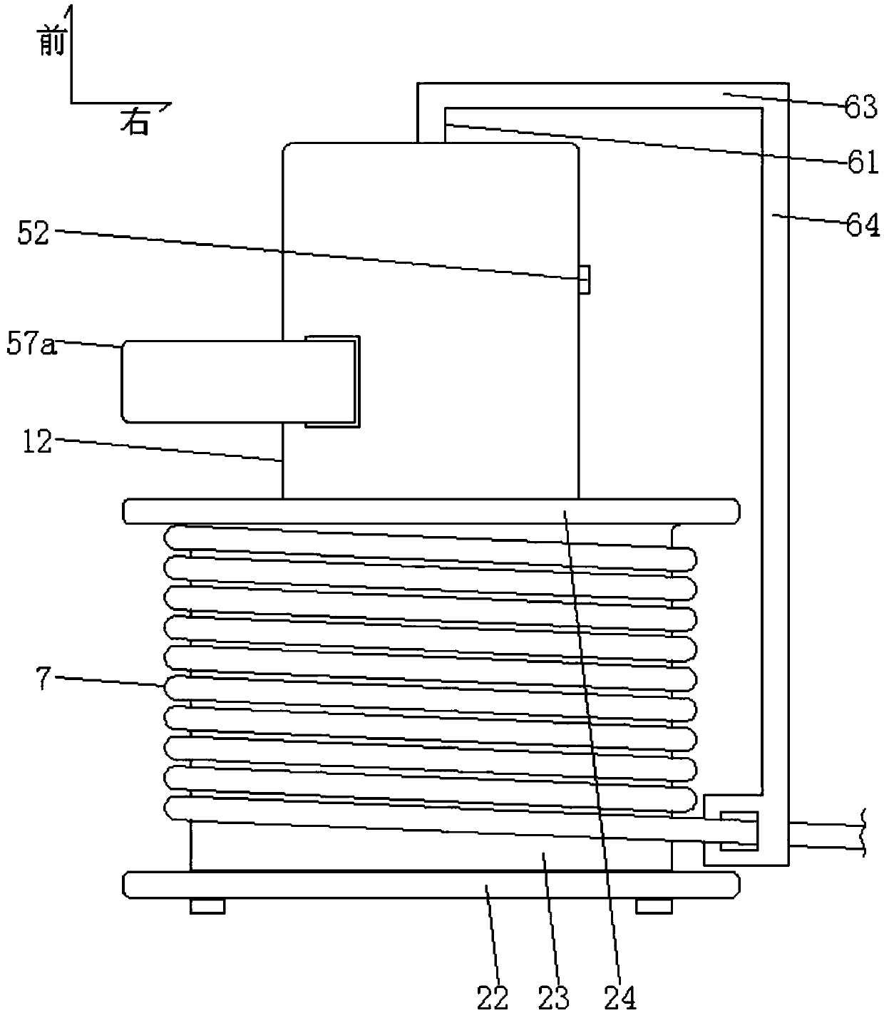 A hand-held cable winding device for municipal construction