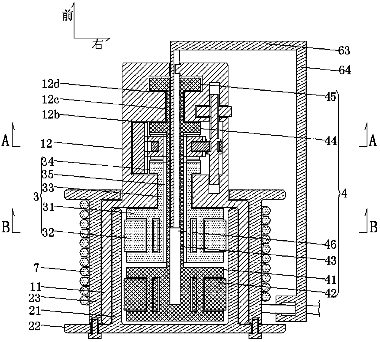 A hand-held cable winding device for municipal construction