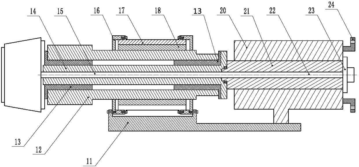 Machine tool rotating unit and casing part high-precision rotary printing electrolytic machining machine tool