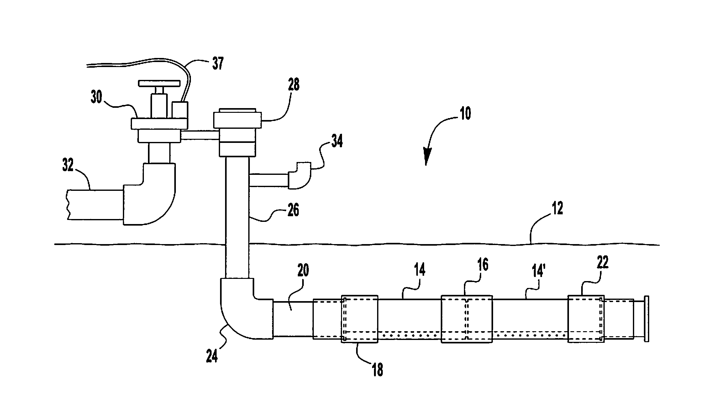 Underground irrigation system