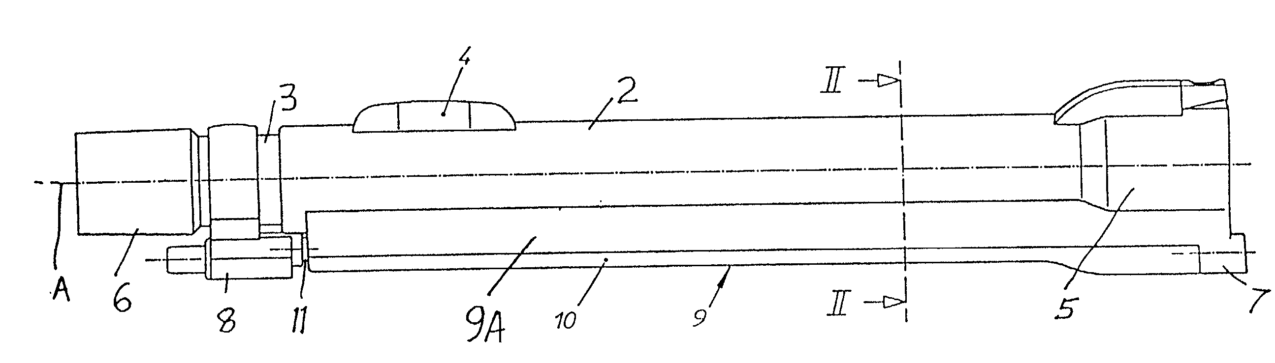 Electrified telescoping wand for vacuum cleaner