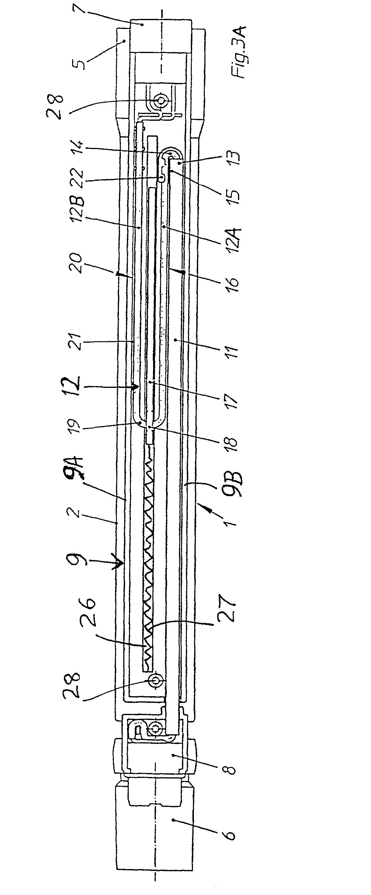 Electrified telescoping wand for vacuum cleaner