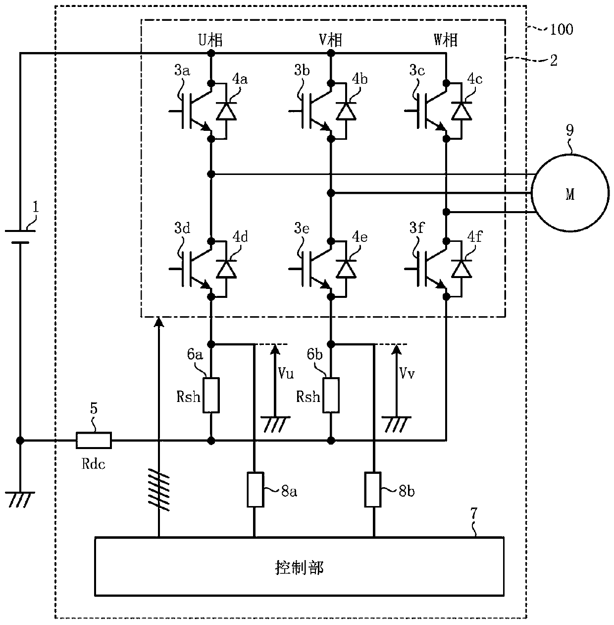 Power conversion devices and their motor drives, blowers, compressors, air conditioners, refrigerators, refrigerators