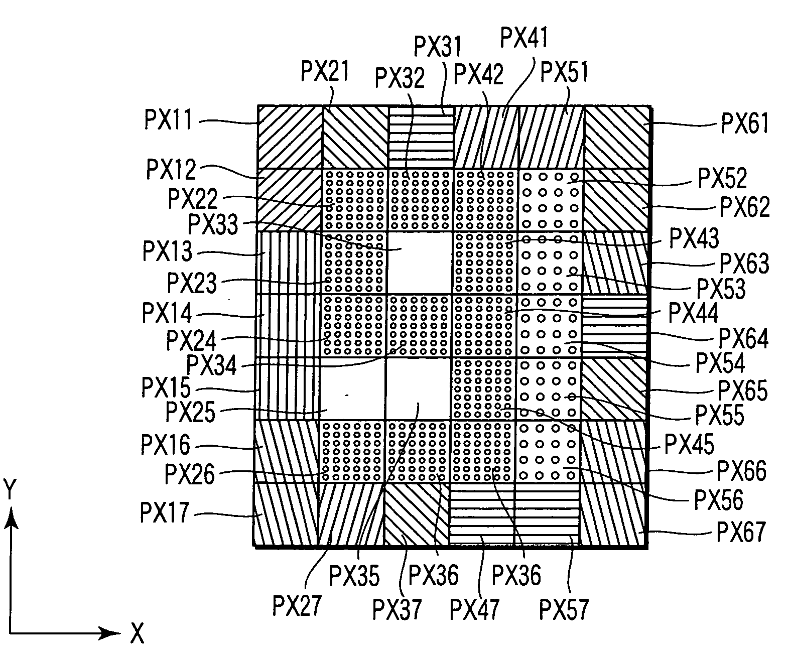 Display and labeled article