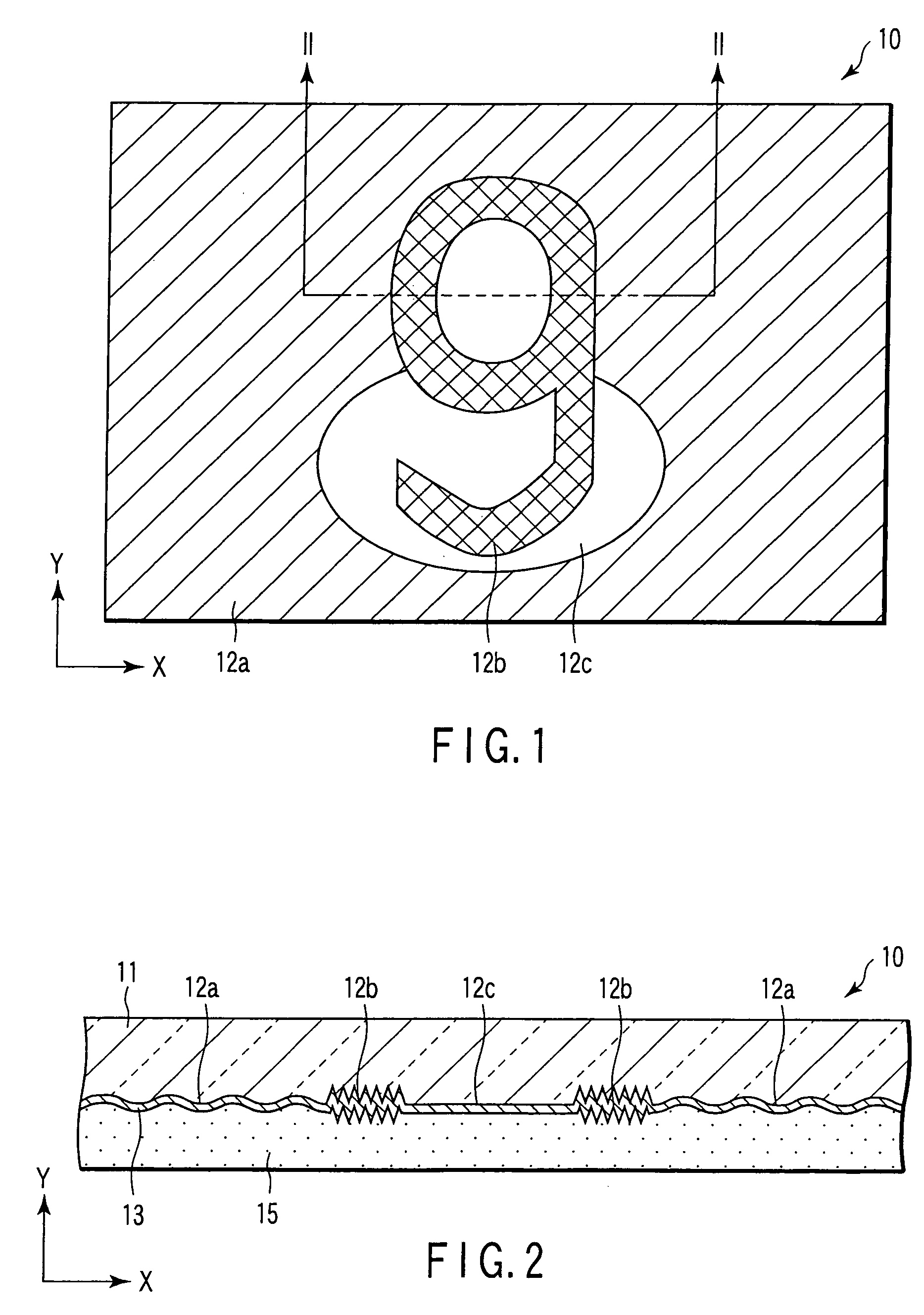 Display and labeled article