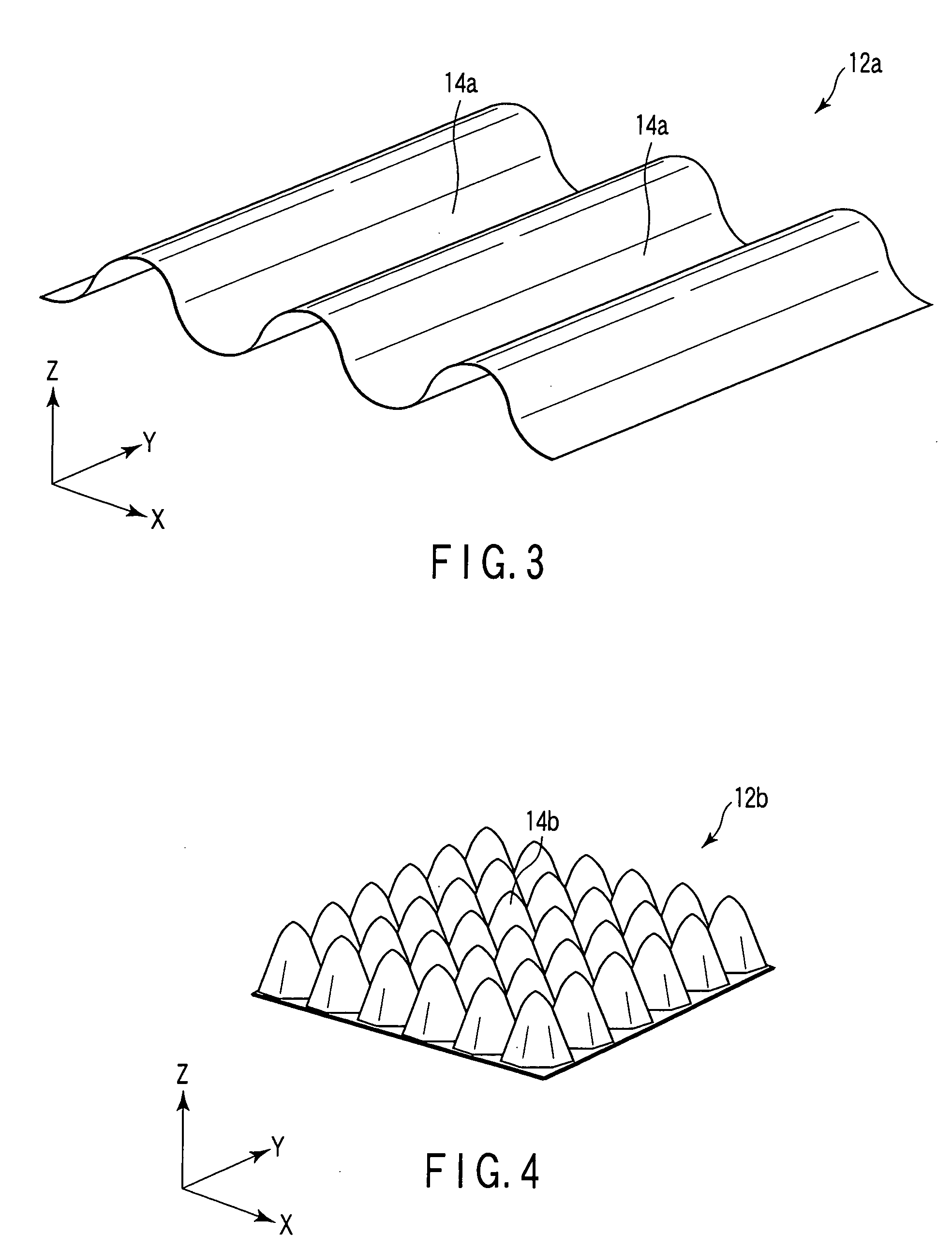 Display and labeled article