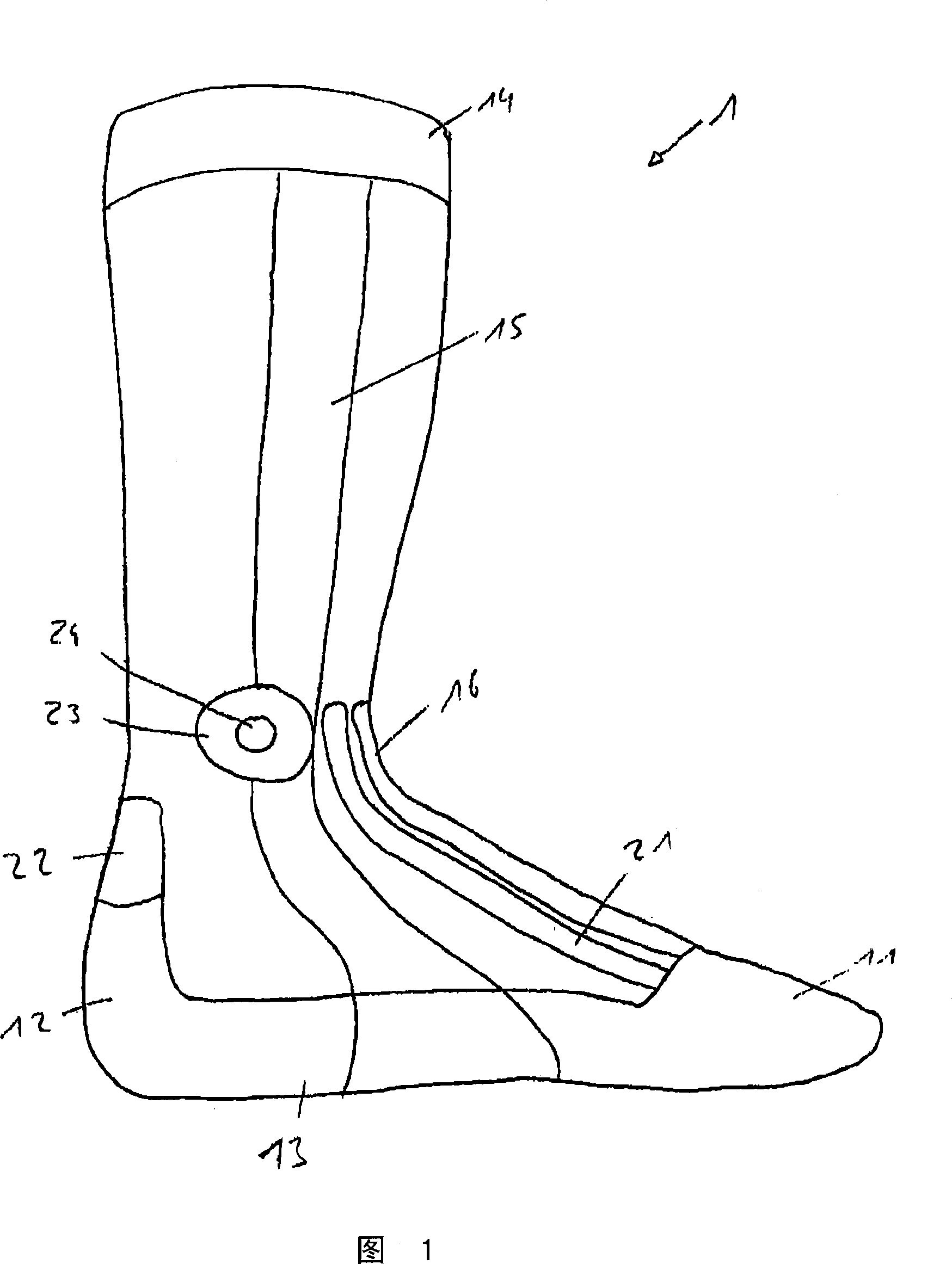 Sock with air regulating channel