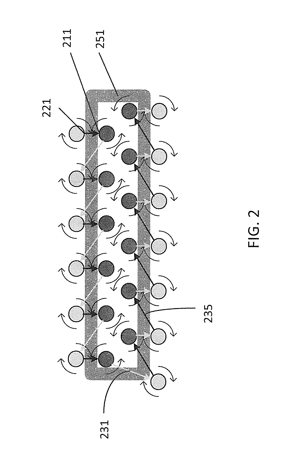 Switched power stage with integrated passive components