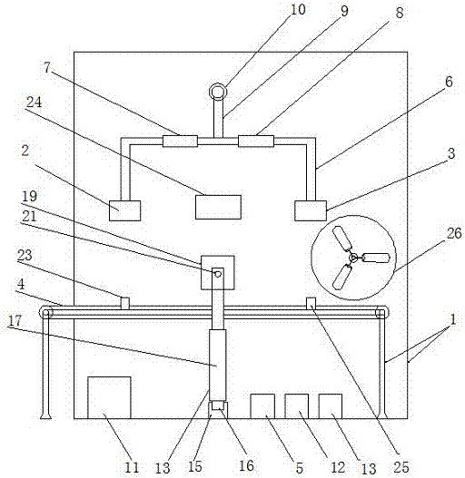 Polishing device for intelligently machining workpieces with regular shapes