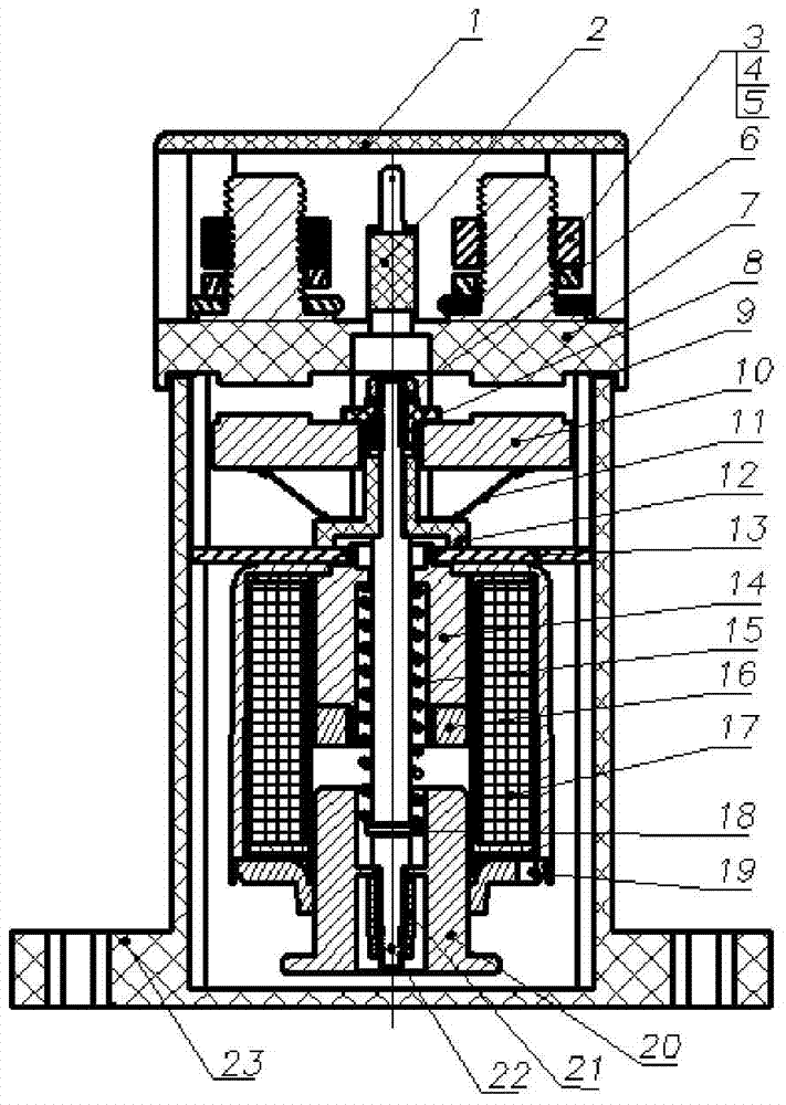 Magnetism holding contactor