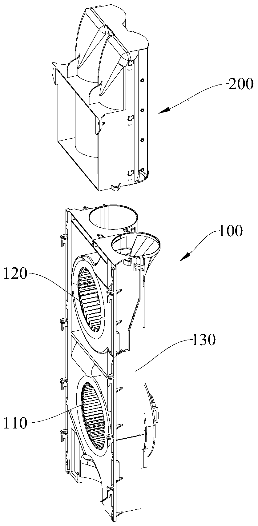 Air duct assembly and air conditioner