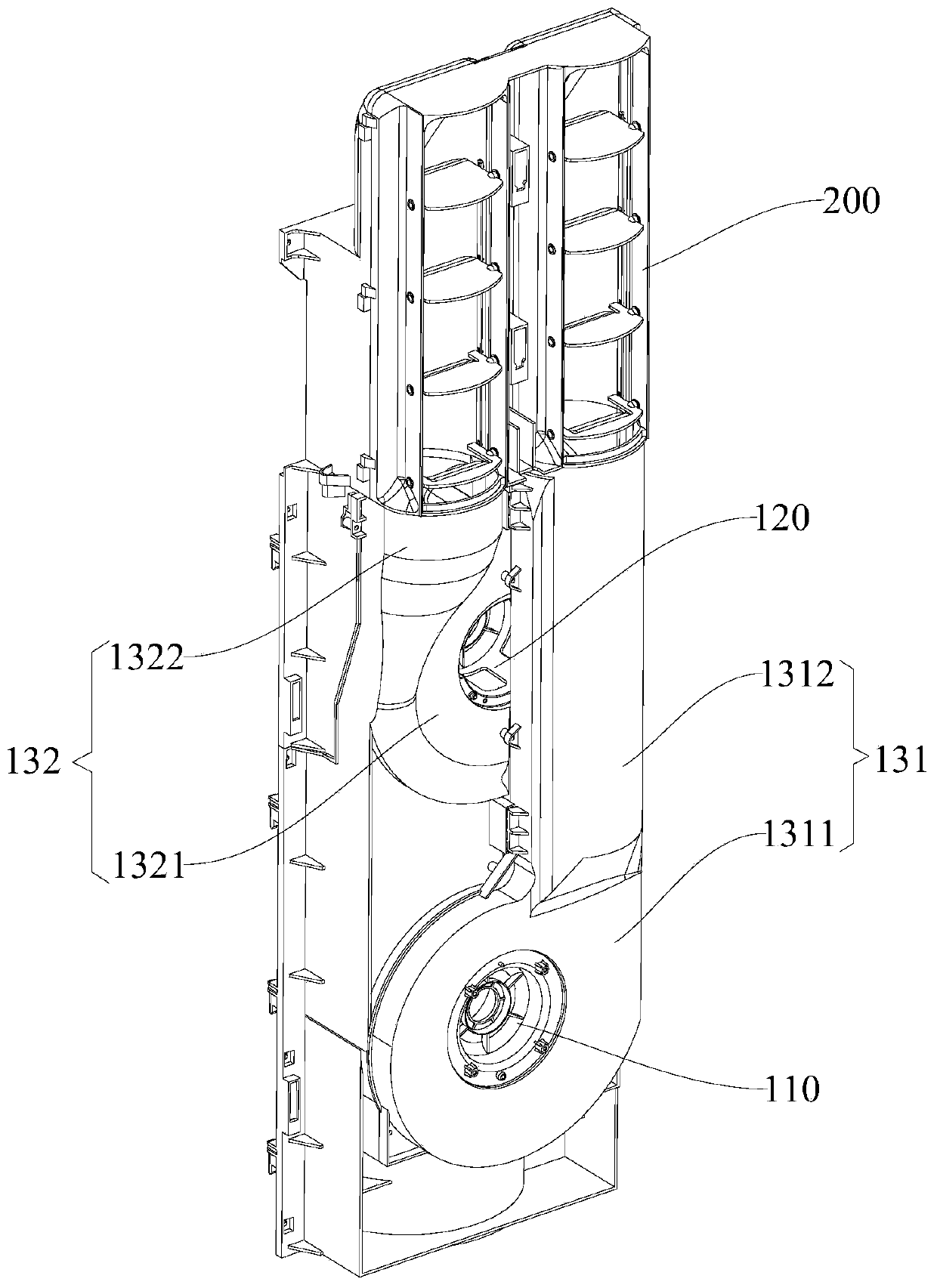 Air duct assembly and air conditioner