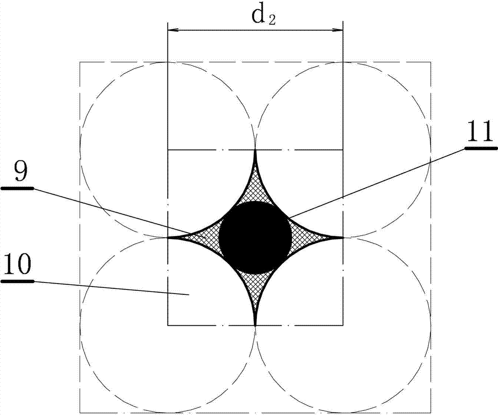 Critical burial depth computing method for groundwater recharging vegetation