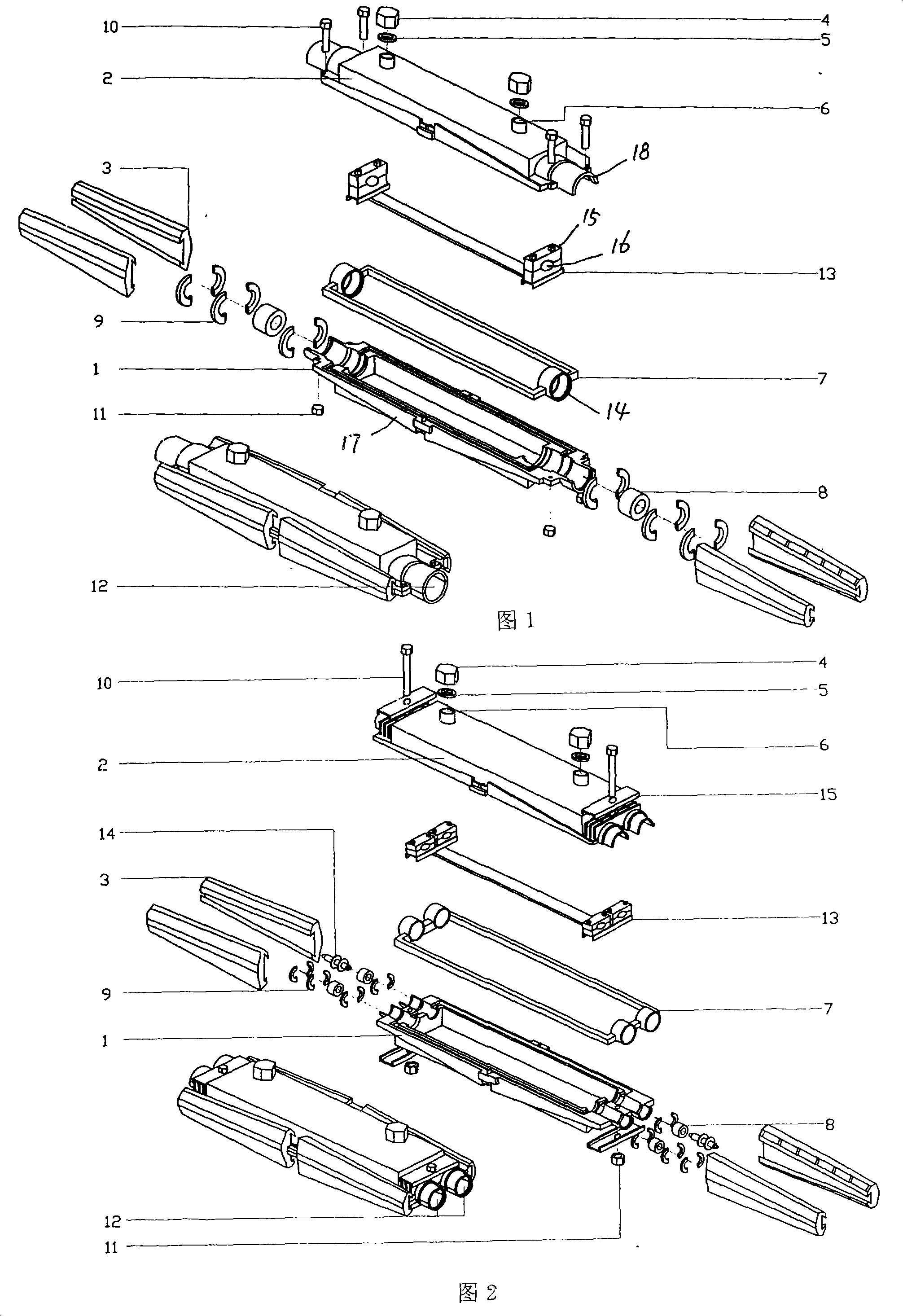 Gluing cable connector box