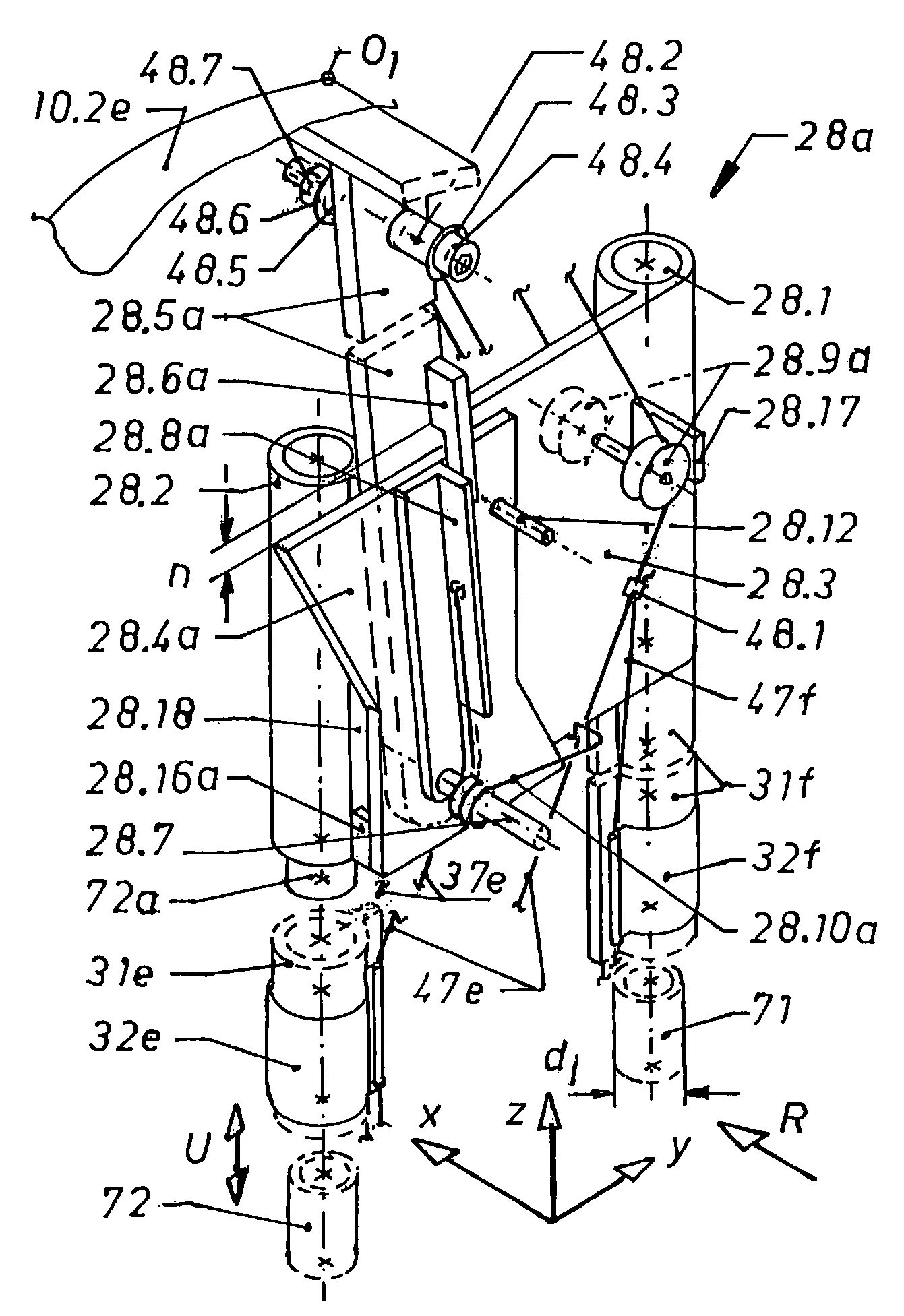 Shoulder- and neck holder