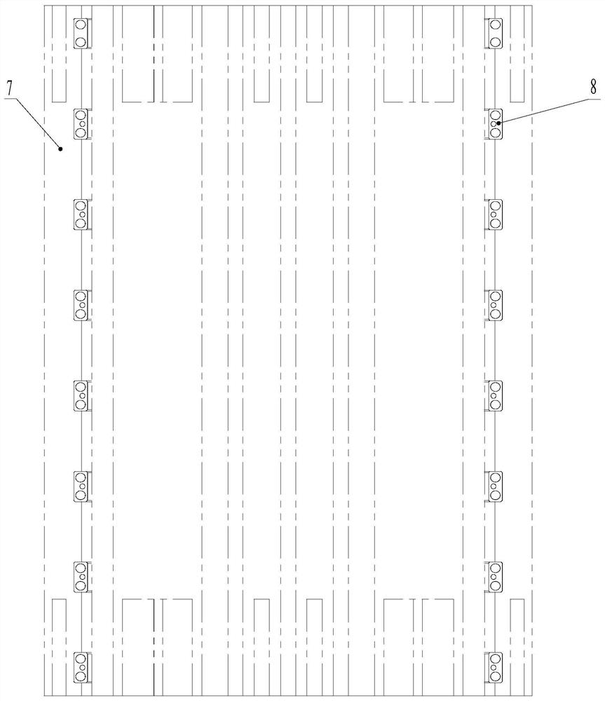 On-site processing method and equipment for generator yoke laminations